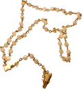 ‘rat skull rosary' - aluminum rosary