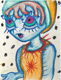 ‘blue monday' - pastel illustration