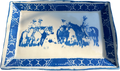 'cowboy' ceramic tray
